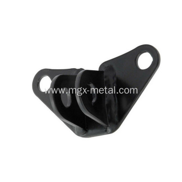 Powder Coating Black Metal Tube Support Bracket